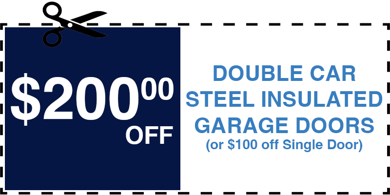 200 off garage door repair Mineola