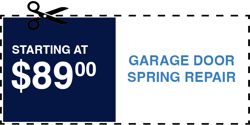89 garage door SPRING repair Mineola